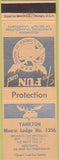 Matchbook Cover - Matchbook Cover Moose Lodge Yankton SD