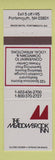Matchbook Cover - Meadowbook Inn Portsmouth NH
