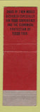 Matchbook Cover - International Harvester Tractors Olivia MN low phone # girlie