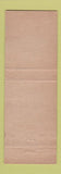 Matchbook Cover - Pavilion Hotel Montpelier VT
