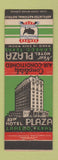 Matchbook Cover - New Hotel Plaza Laredo TX