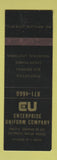 Matchbook Cover - Enterprise Uniform Detroit MI WEAR