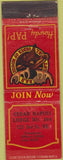 Matchbook Cover - Matchbook Cover Moose Lodge Cedar Rapids IA WORN