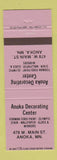 Matchbook Cover - Anoka Decorating Center MN