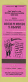 Matchbook Cover - Draper's Design Decor Raytown MO