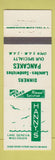 Matchbook Cover - Hanny's Restaurant Lake Geneva WI