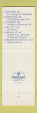 Matchbook Cover - Harbor House  Redford Clawson Bay City Roseville MI