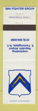 Matchbook Cover - 56th Fighter Group East Farmindale NY Republic Airport