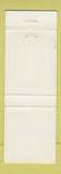 Matchbook Cover - 56th Fighter Group East Farmindale NY Republic Airport