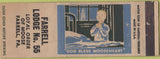 Matchbook Cover - Matchbook Cover Moose Lodge Farrell PA WEAR