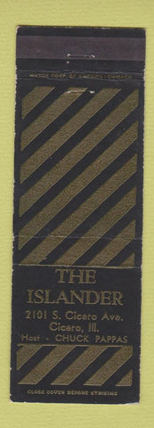 Matchbook Cover - The Islander Cicero IL