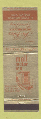 Matchbook Cover - Mall Motor Inn Dayton OH Ted Parker restaurant