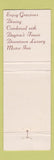 Matchbook Cover - Mall Motor Inn Dayton OH Ted Parker restaurant
