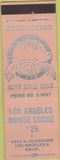 Matchbook Cover - Matchbook Cover Moose Lodge Los Angeles CA peach