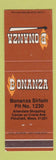 Matchbook Cover - Bonanza Sirloin Pit Pittsfield MA