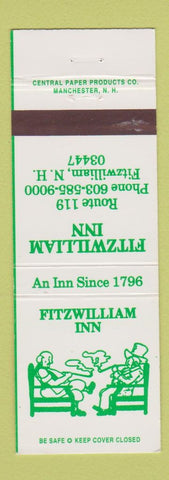 Matchbook Cover - Fitzwilliam Inn NH