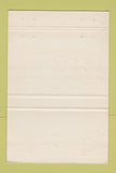 Matchbook Cover - Great Flatiron Restaurant Racine WI 40 Strike