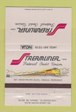 Matchbook Cover - Streamliner Credit Union Omaha NE railroad 40 Strike