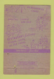 Matchbook Cover - Pico Palace Los Angeles CA bowling WEAR 40 Strike