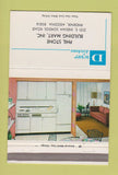 Matchbook Cover - Dwyer Kitchens Phil Stone Phoenix AZ 40 Strike