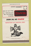Matchbook Cover - Neapco Products Pottstown PA Universal Joints 40 Strike