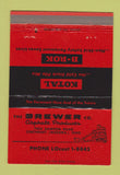 Matchbook Cover - Brewer Asphalt Cincinnati Madeira OH 40 Strike