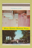 Matchbook Cover - Moss Garden Nursing Home Bakersfield CA 40 Strike