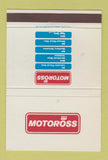 Matchbook Cover - Motoross Leicester UK England 40 Strike