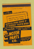 Matchbook Cover - Motor Parts NAPA Union City TN 40 Strike