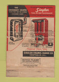 Matchbook Cover - Siegler Gas oil Heaters Pacific Fuel Aberdeen WA 40 Strike
