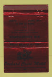 Matchbook Cover - Orchard Court Motel Lake Zurich IL RED 40 Strike
