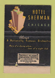 Matchbook Cover - Panther Room College Inn Hotel Sherman Chicago IL 40 Strike