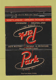 Matchbook Cover - Park Heat Treating Detroit MI 40 Strike
