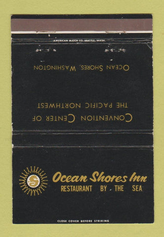 Matchbook Cover - Ocean Shores Inn Restaurant Ocean Shores WA 40 Strike