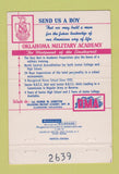 Matchbook Cover - Oklahoma Military Academy Claremore OK 40 Strike