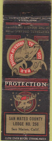 Matchbook Cover - Matchbook Cover Moose Lodge Harrisburg PA