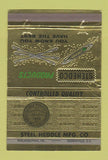 Matchbook Cover - Steel Heddle Manufacturing Philadelphia PA SILVER 40 Strike