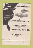 Matchbook Cover - Steel Heddle Manufacturing Philadelphia PA SILVER 40 Strike