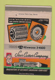 Matchbook Cover - Star Cutter Farmington MI 40 Strike