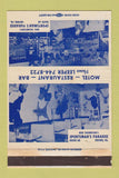 Matchbook Cover - Sportsman's Paradise Motel Restaurant Bar Crown PA 40 Strike