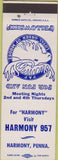 Matchbook Cover - Matchbook Cover Moose Lodge Harmony PA