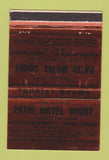 Matchbook Cover - Patio Motel Court Miami FL motel BRONZE 40 Strike