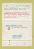 Matchbook Cover - Van Son Holland Printing Ink Mineola NY 40 Strike