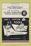 Matchbook Cover - US Electric Tool Cincinnati OH grinders 40 Strike