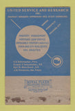 Matchbook Cover - United Service Real Estate Oklahoma City Memphis 40 Strike