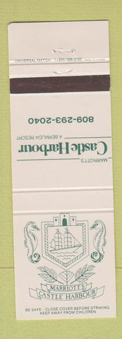 Matchbook Cover - Marriott Castle Harbour Bermuda