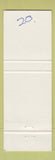 Matchbook Cover - Marriott Castle Harbour Bermuda