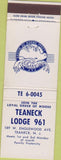 Matchbook Cover - Matchbook Cover Moose Lodge Teaneck NJ