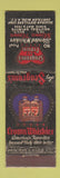 Matchbook Cover - Crown Whisky Seagram's 7 feature