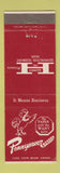 Matchbook Cover - Hadwen Printers Bennington VT Pennysaver & Press